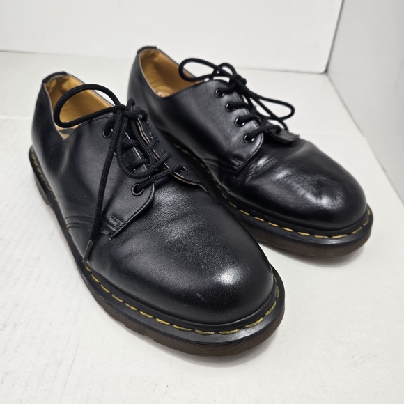 DR MARTENS 1461 BLACK SMOOTH LEATHER OXFORD SHOES Men'sSIZE 12 ( Uk 11 )